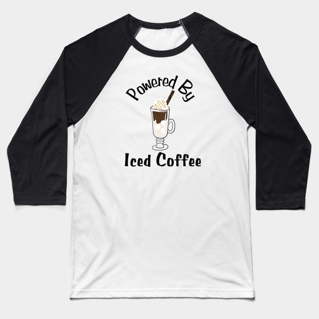 Iced Coffee Baseball T-Shirt by HobbyAndArt